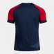CAMISETA MANGA CORTA HISPA V DARK NAVY ROJO