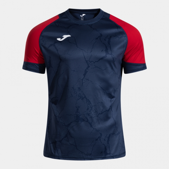 CAMISETA MANGA CORTA HISPA V DARK NAVY ROJO