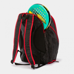 MOCHILA OPEN NEGRO ROJO