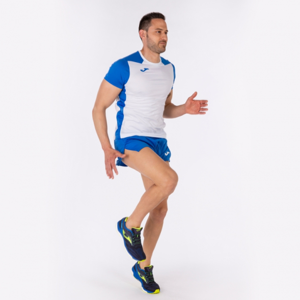 Футболка с коротким рукавом RECORD II Белый-синий