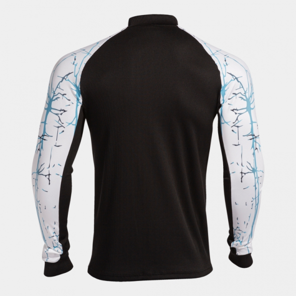 SUDADERA ELITE IX NEGRO BLANCO