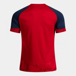 CAMISETA MANGA CORTA HISPA V ROJO DARK NAVY