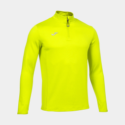 SUDADERA RUNNING NIGHT AMARILLO FLÚOR