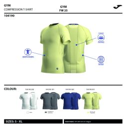 CAMISETA MANGA CORTA CORE AMARILLO