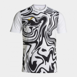 CAMISETA MANGA CORTA LION II BLANCO NEGRO