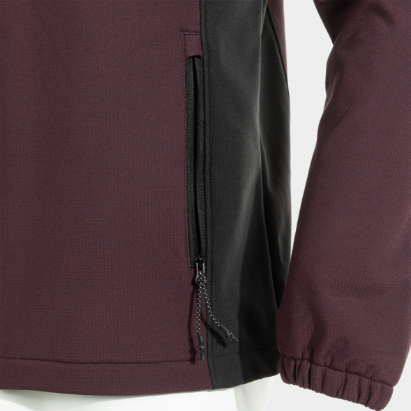 SOFT SHELL EXPLORER BURDEOS NEGRO