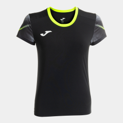 CAMISETA MANGA CORTA ELITE XI NEGRO AMARILLO FLUOR
