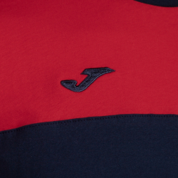 CAMISETA MANGA CORTA CREW V MARINO ROJO