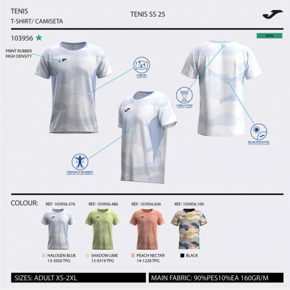 CAMISETA MANGA CORTA CHALLENGE NEGRO