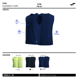 CAMISETA SIN MANGAS CORE NEGRO