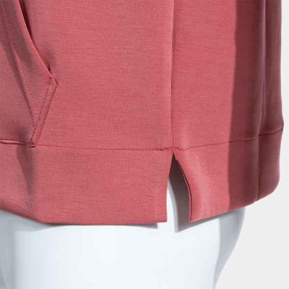 SUDADERA CON CAPUCHA BREATH ROSA