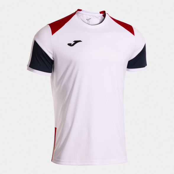 CAMISETA MANGA CORTA DANUBIO BLANCO ROJO
