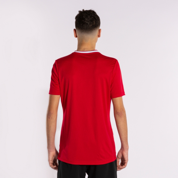 CAMISETA MANGA CORTA EUROPA V ROJO BLANCO