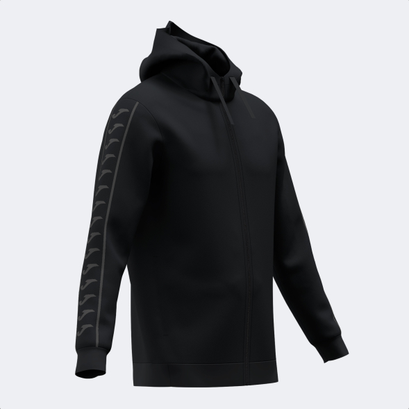 CHAQUETA CON CAPUCHA HEROIC NEGRO ANTRACITA