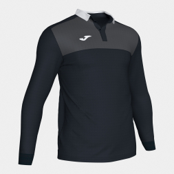 Поло с длинным рукавом WINNER Черный-антрацит