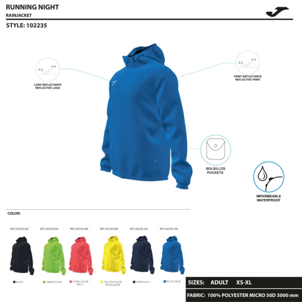 Дождевик ELITE VIII Синий Royal