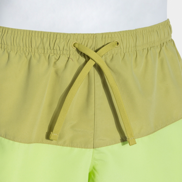 BERMUDA DE BAÑO SANTA MÓNICA VERDE LIMA