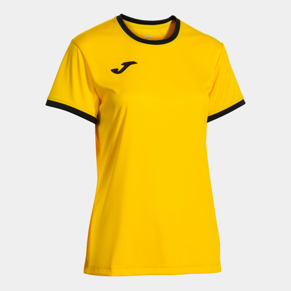 CAMISETA MANGA CORTA COMBI PREMIUM AMARILLO NEGRO