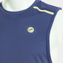 CAMISETA SIN MANGAS INDOOR GYM AZUL