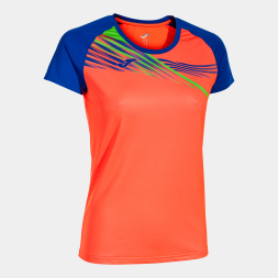 CAMISETA MANGA CORTA ELITE X CORAL FLUOR ROYAL
