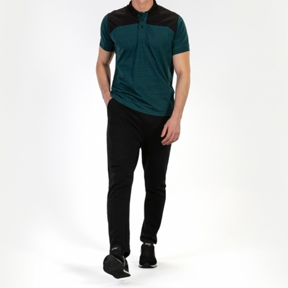 Поло с коротким рукавом WINNER II Зеленый-черный