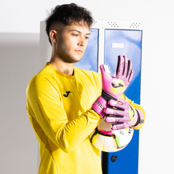 GUANTES PORTERO PREMIER ROSA FLUOR NEGRO