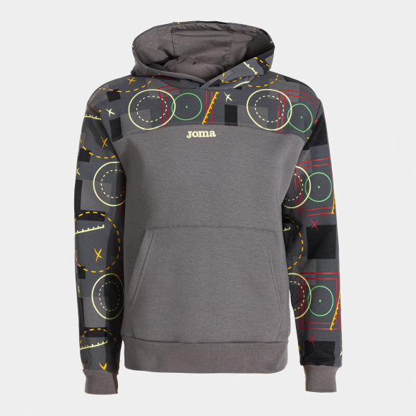 SUDADERA CON CAPUCHA NEW METAVERSE GRIS