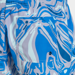 BERMUDA DE BAÑO SANTA MÓNICA GRIS AZUL