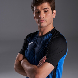 CAMISETA MANGA CORTA TIGER VI ROYAL NEGRO