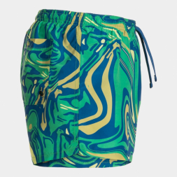 BERMUDA DE BAÑO SANTA MÓNICA VERDE AZUL