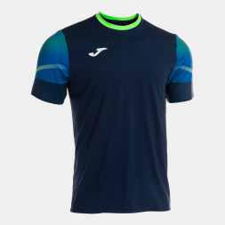 CAMISETA MANGA CORTA ELITE XI MARINO VERDE FLUOR