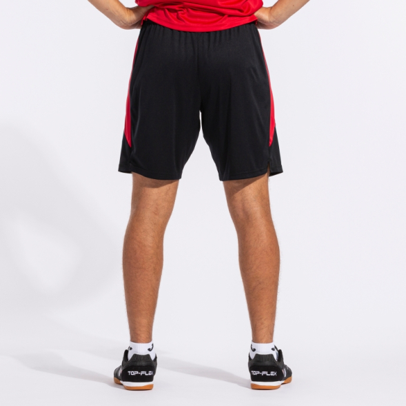 SHORT GLASGOW NEGRO ROJO