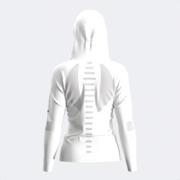 CHAQUETA CON CAPUCHA R-TRAIL NATURE BLANCO