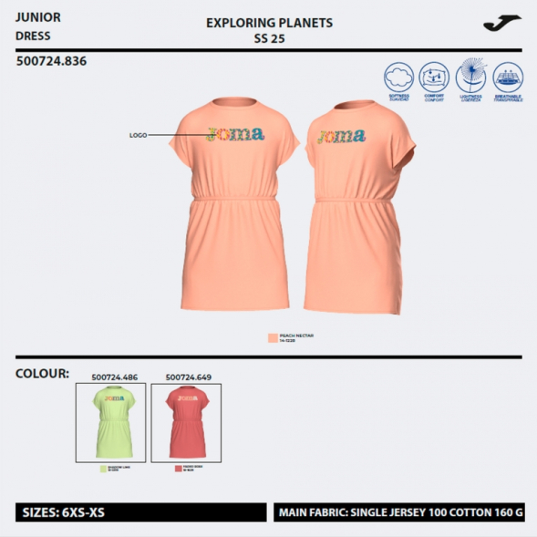 VESTIDO KIDS CAMP LIMA