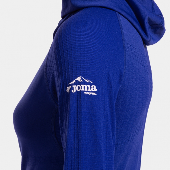 CHAQUETA CON CAPUCHA R-TRAIL NATURE AZUL