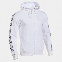 CHAQUETA CON CAPUCHA HEROIC BLANCO NEGRO