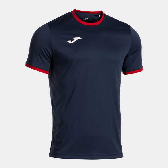 CAMISETA MANGA CORTA COMBI PREMIUM DARK NAVY ROJO