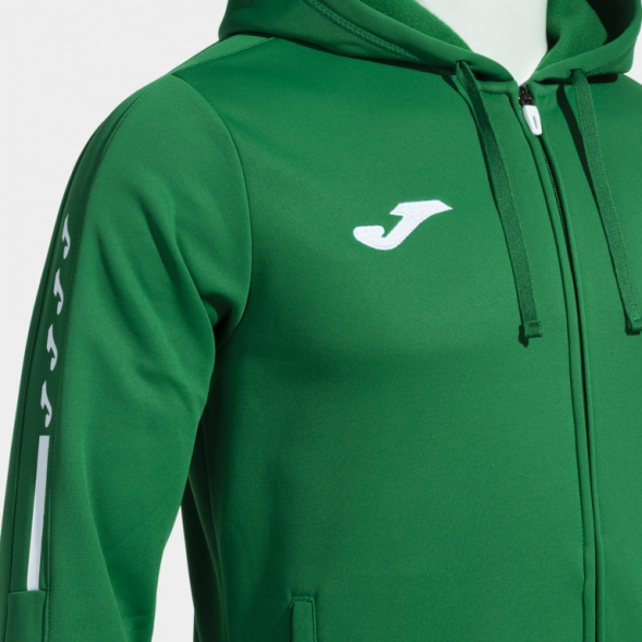 CHAQUETA CON CAPUCHA OLIMPIADA VERDE