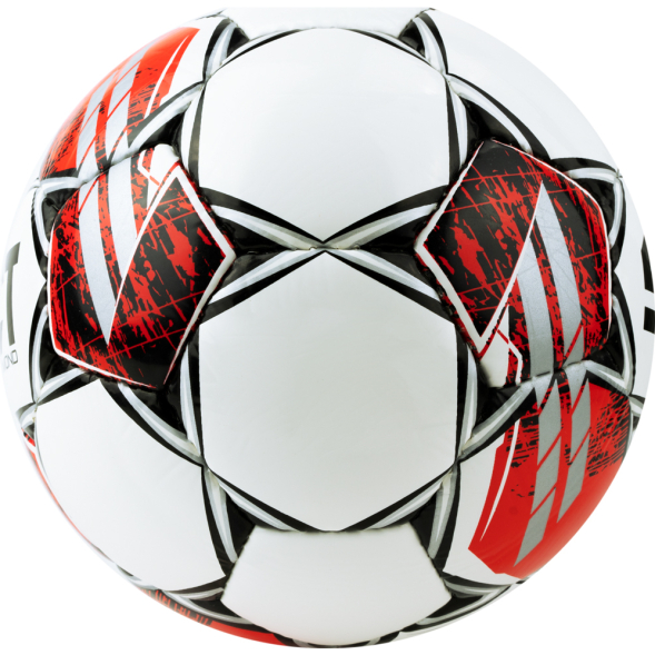 Мяч футб. SELECT Diamond V23, 0855360003, р.5, FIFA Basic, 32пан, гл.ТПУ, руч.сш, бело-красный