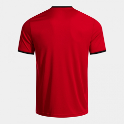 CAMISETA MANGA CORTA COMBI PREMIUM ROJO NEGRO