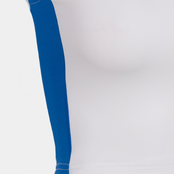 Топ RECORD II Белый-синий