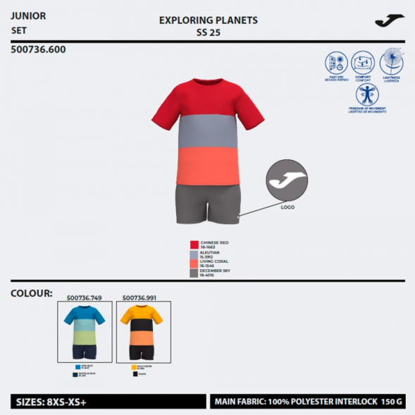 SET KIDS CAMP AZUL MARINO