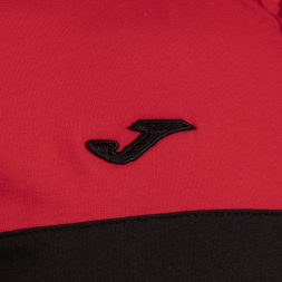 POLO MANGA CORTA CREW V NEGRO ROJO
