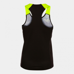 CAMISETA TIRANTES ELITE X NEGRO AMARILLO FLUOR