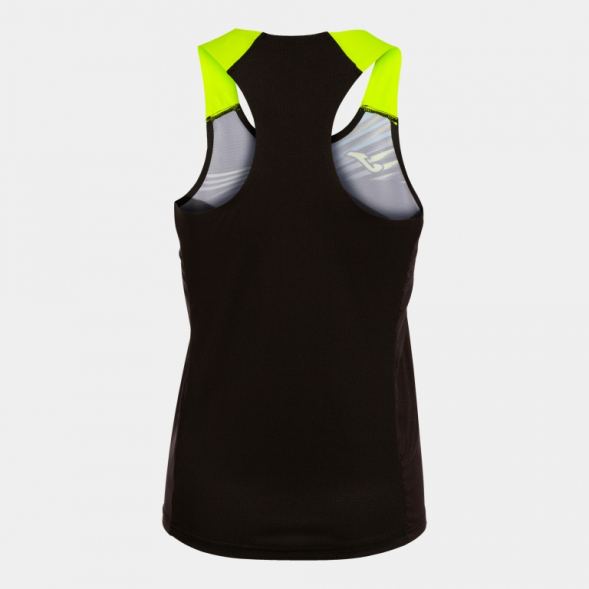 CAMISETA TIRANTES ELITE X NEGRO AMARILLO FLUOR