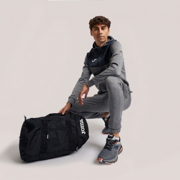 CHAQUETA CON CAPUCHA CAMPUS STREET GRIS MELANGE