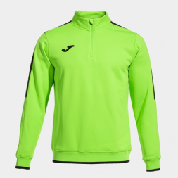 SUDADERA OLIMPIADA VERDE FLÚOR NEGRO