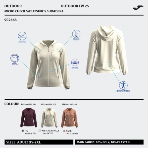 CHAQUETA CON CAPUCHA EXPLORER BEIGE