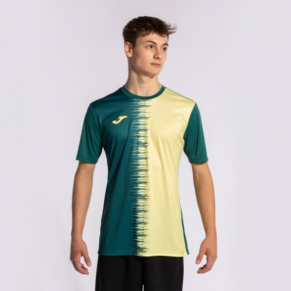 CAMISETA MANGA CORTA CITY II VERDE AMARILLO