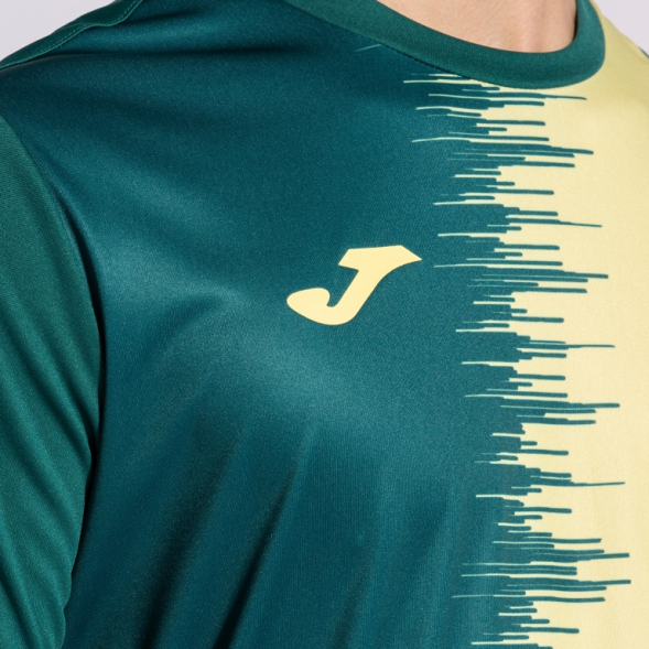 CAMISETA MANGA CORTA CITY II VERDE AMARILLO